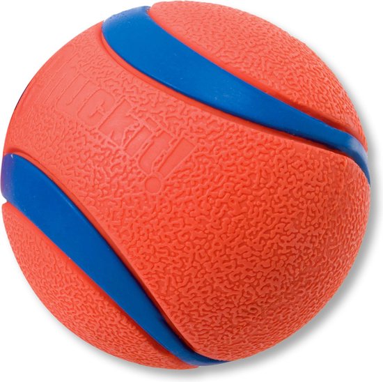 Chuckit! Ultra Ball - Hondenbal - Duurzaam Rubber - Drijvend - Maat M - 6 cm - Oranje - 2 stuks - Chuckit!