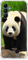 TPU Siliconen Hoesje Geschikt voor Samsung Galaxy A14 5G GSM Hoesje met doorzichtige rand Panda