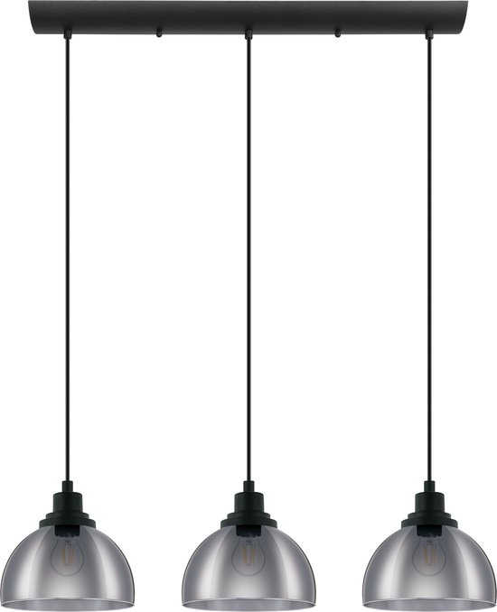 EGLO Beleser Hanglamp - E27 - 90,5 cm - Zwart