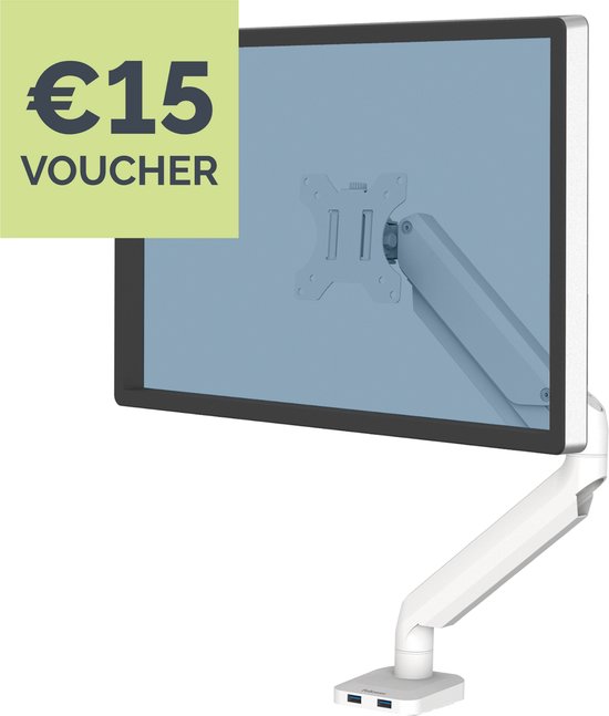 Fellowes PLATINUM SERIES SINGLE MONITOR ARM BLACK kopen bij