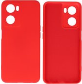 Fashion Backcover Telefoonhoesje - Color Hoesje - Geschikt voor Oppo A57s - A77s - A77 4G - Rood