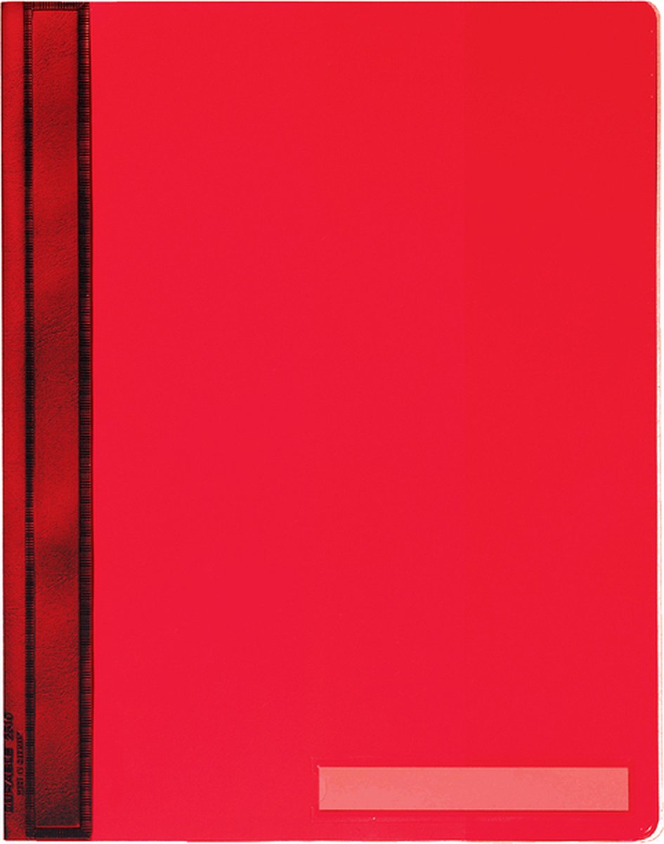 Snelhechter Durable A4 PVC extra breed rood