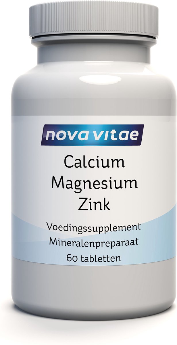 Goedkoopste Nova Vitae - Calcium - Magnesium - Zink - 60 tabletten
