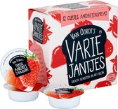 Fruitbeleg van oordt variejantjes aardbeien | Doos a 12 stuk | 10 stuks