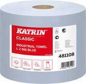 Poetspapier katrin 2-laags large 220mmx180m blauw | Pak a 2 rol