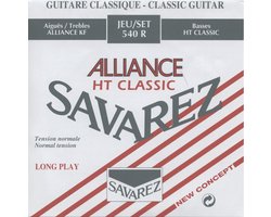 snarenset klassieke gitaar - 540-R - KF composite fiber silverwound HT classic basses normal tension