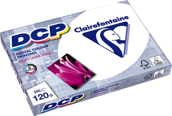 4. Clairefontaine Laserpapier DCP A4 120grams wit