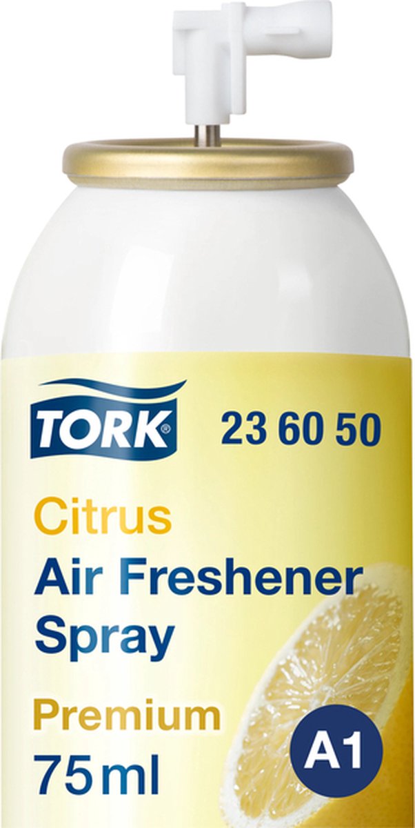 Goedkoopste Luchtverfrisser Tork A1 Premium spray citrus 236050