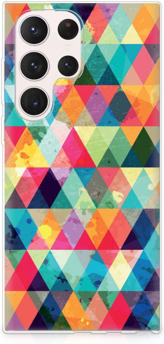 Samsung Galaxy S23 Ultra TPU bumper Geruit