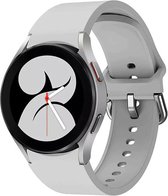 Shop4 - Bracelet pour Samsung Galaxy Watch 42mm - Siliconen Luxe Grijs