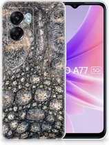 Hippe Hoesjes OPPO A77 | A57 5G Telefoon Hoesje Krokodillenprint