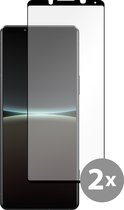 Protecteur d'écran en Tempered Glass Cazy pour Sony Xperia 5 IV - Zwart - 2 pièces