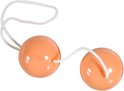 Seven Creations - Duoballs - Soft-Balls - Vaginale Balletjes - Oranje - Ø 35 mm