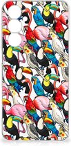 Leuk TPU Backcase Geschikt voor Samsung Galaxy A54 5G Telefoon Hoesje Birds
