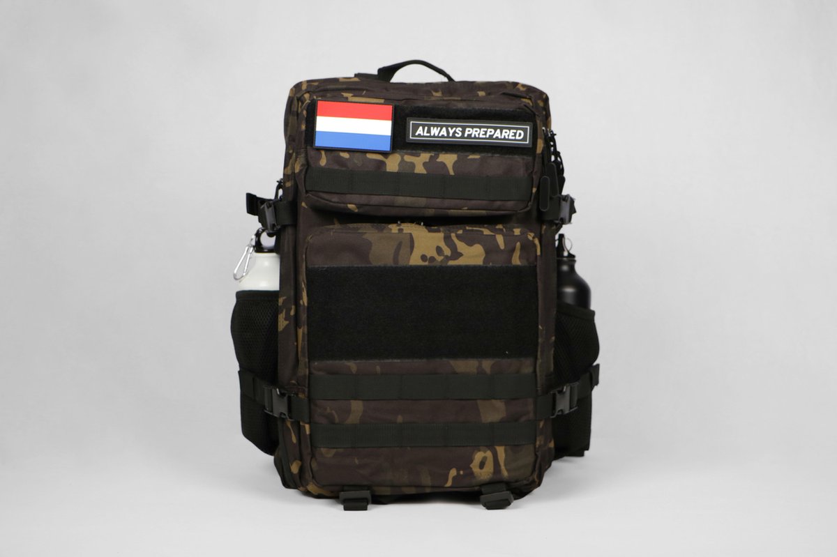 Always Prepared - Tactical Backpack - Sporttas - Schooltas - Rugzak - Camo Warrior - 45L