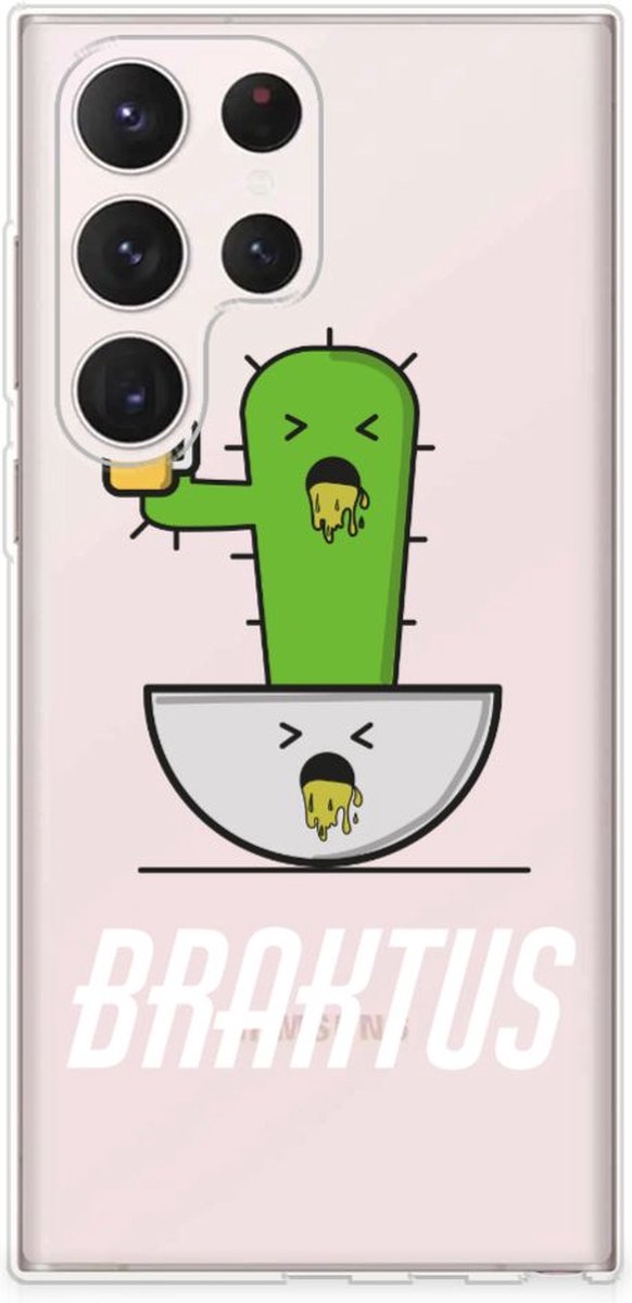 Back Cover voor Samsung Galaxy S23 Ultra Telefoonhoesje met Naam Braktus