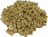 400 Bouwstenen 1x1 plate | Tan | Compatibel met Lego Classic | Keuze uit vele kleuren | SmallBricks