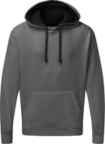 Charcoal donker grijs / zwart Unisex Hoodie merk SG maat L