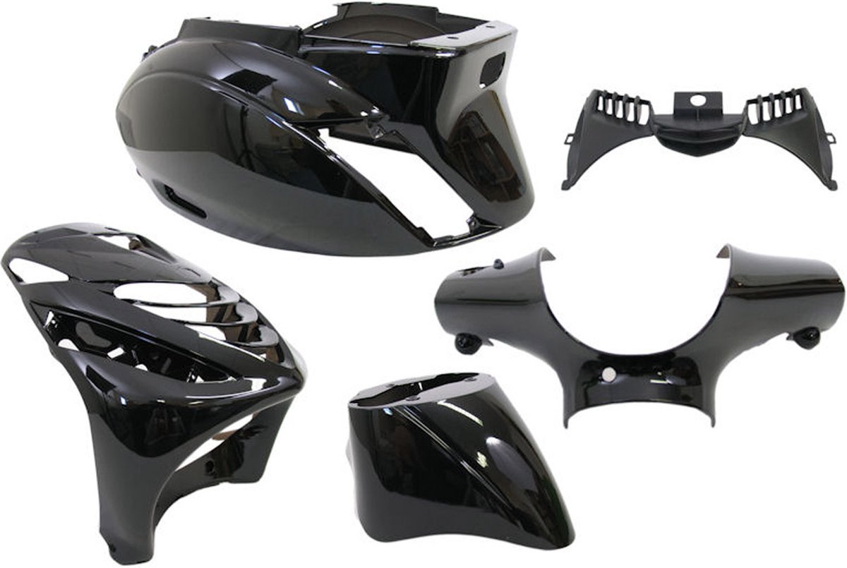 EDGE Kappenset Piaggio Zip2000 Sp 5 Delig Zwart Metalic
