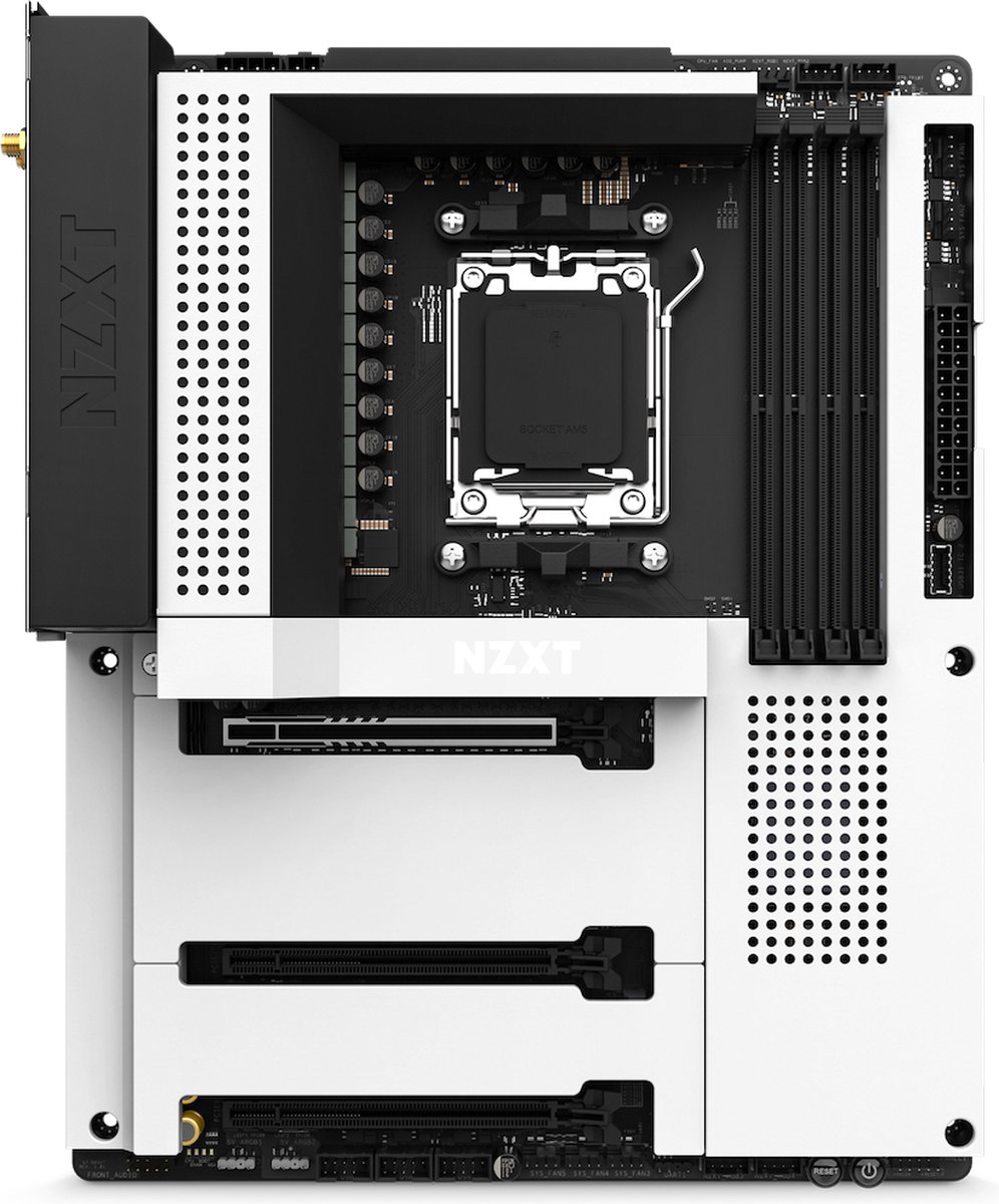 NZXT N7 B650E - Moederbord - ATX - Socket AM5 - AMD B650 - DDR5