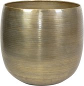 Ter Steege Bloempot Aluminium Goud D 42 cm H 41 cm