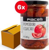 Piacelli Antipasti pomodori essiccati - gedroogde tomaten 280g - Doos 6 stuks