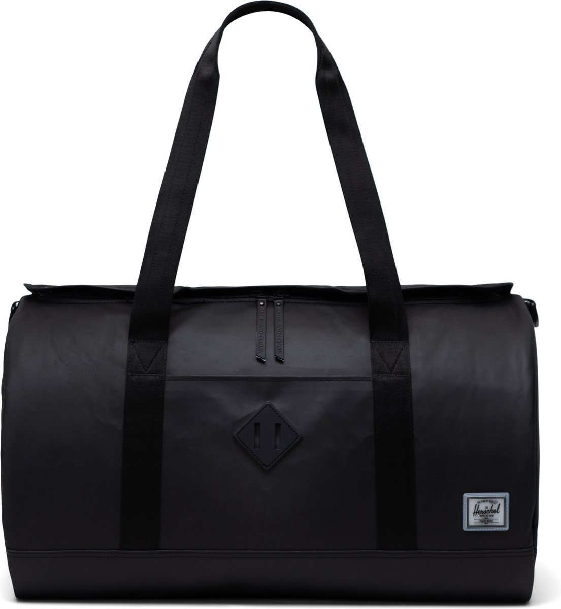 Weather Resistant | Heritage Duffle - Black / Duffle - weekendtas - sportas - handbagage / gerecycleerd materiaal / 36,7L opbergvolume / verstevigde handvaten, incl. schouderband / Beperkte Levenslange Garantie / Zwart