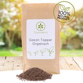 Gazon Topper Organisch - 2,5kg - 50m² - Nooit meer verticuteren, voorkomt mos- en viltvorming - 100% organische meststof voor je gazon - Gazonmest - Tuinmest - hersluitbare verpakking