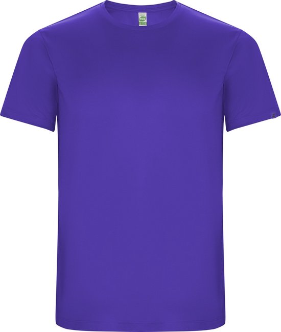 Chemise de sport ECO unisexe violette manches courtes 'Imola' marque Roly taille 3XL