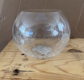 Mars & More - Windlicht - helder glas - bol - 15x15x12 cm