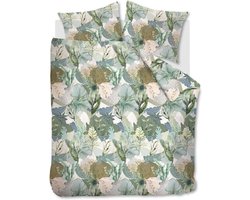 At Home by BeddingHouse  Hidden Dekbedovertrek - Tweepersoons - 200x200/220 cm - Groen