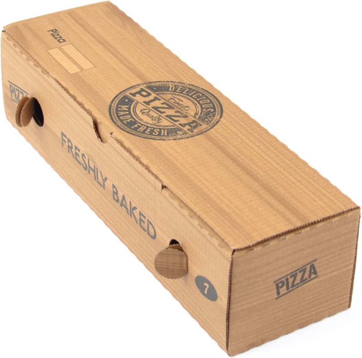 Wrap box - Lunchbox - 28x8x7 cm - 100 stuks - Kartonnen box - Wraps - Ideaal voor wraps/durum - Kartonnen lunchbox - Verpakking - Lunch - Wegwerp - recycled products - Merkloos
