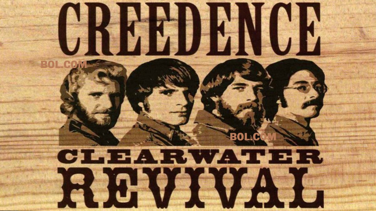 creedence clearwater revival METALEN WANDBORD 30X20 CM, WANDPLAAT - NOSTALGIE -CAFE- BAR -MANCAVE- KROEG- MAN CAVE BRUIN