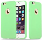 Cadorabo Hoesje geschikt voor Apple iPhone 6 PLUS / 6S PLUS in CANDY PASTEL GROEN - Beschermhoes gemaakt van flexibel TPU silicone Case Cover