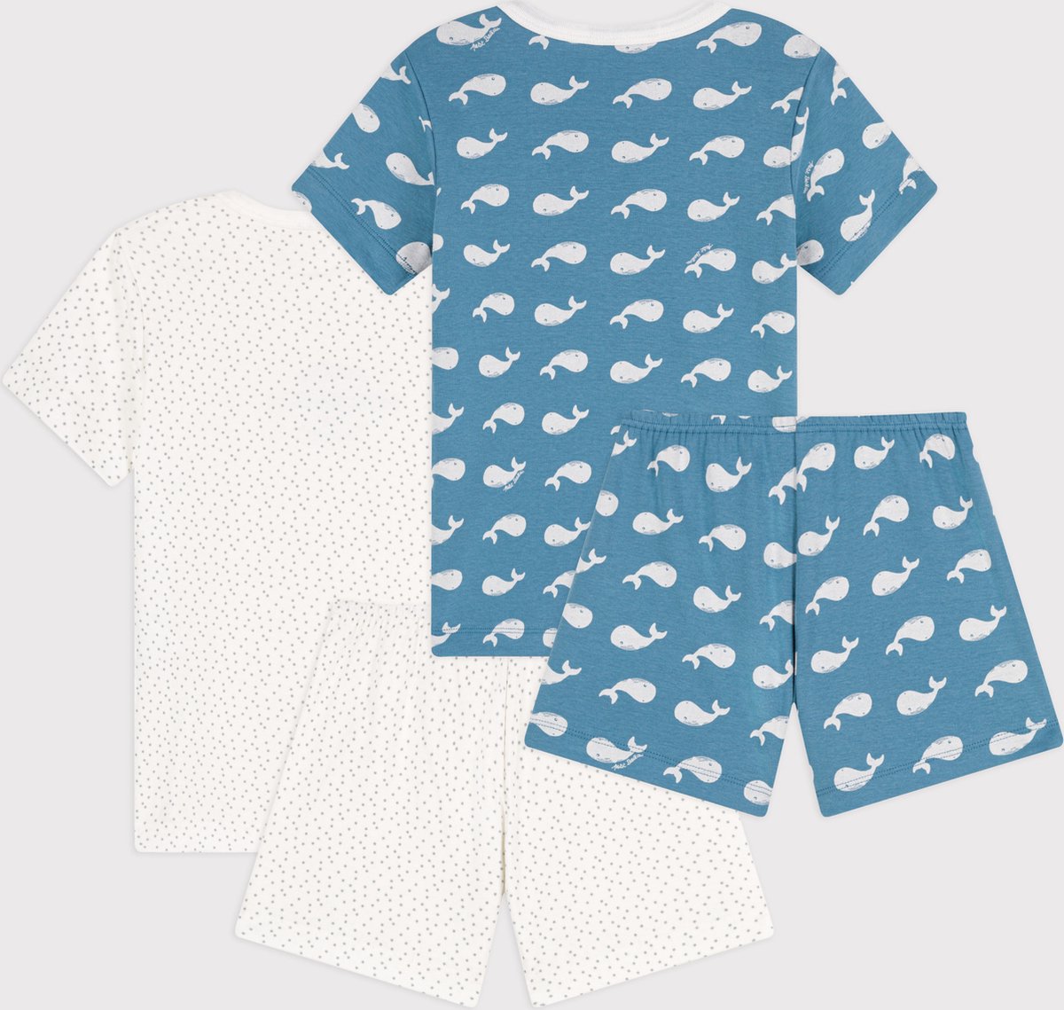 Petit Bateau Set 2 Body In Cotone Per Neonati - Confezione Da 2 Pezzi Unisex