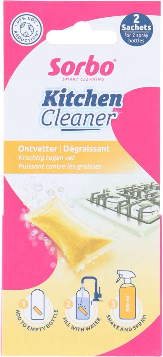 Sorbo Keuken reiniger navulling 2 sachets