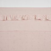 Meyco Baby Ruffle ledikant laken - soft pink - 100x150cm - 0.3 TOG