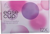EaseCup 12 stuks menstruatiediscs - platte menstruatiecup - menstruatiedisk - zorgeloos sporten en vrijen - saunabezoek tijdens menstruatie
