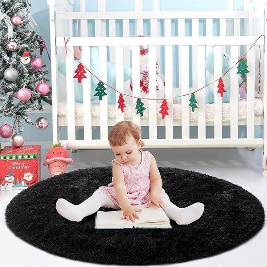 Tapis Rond Épais Bébé