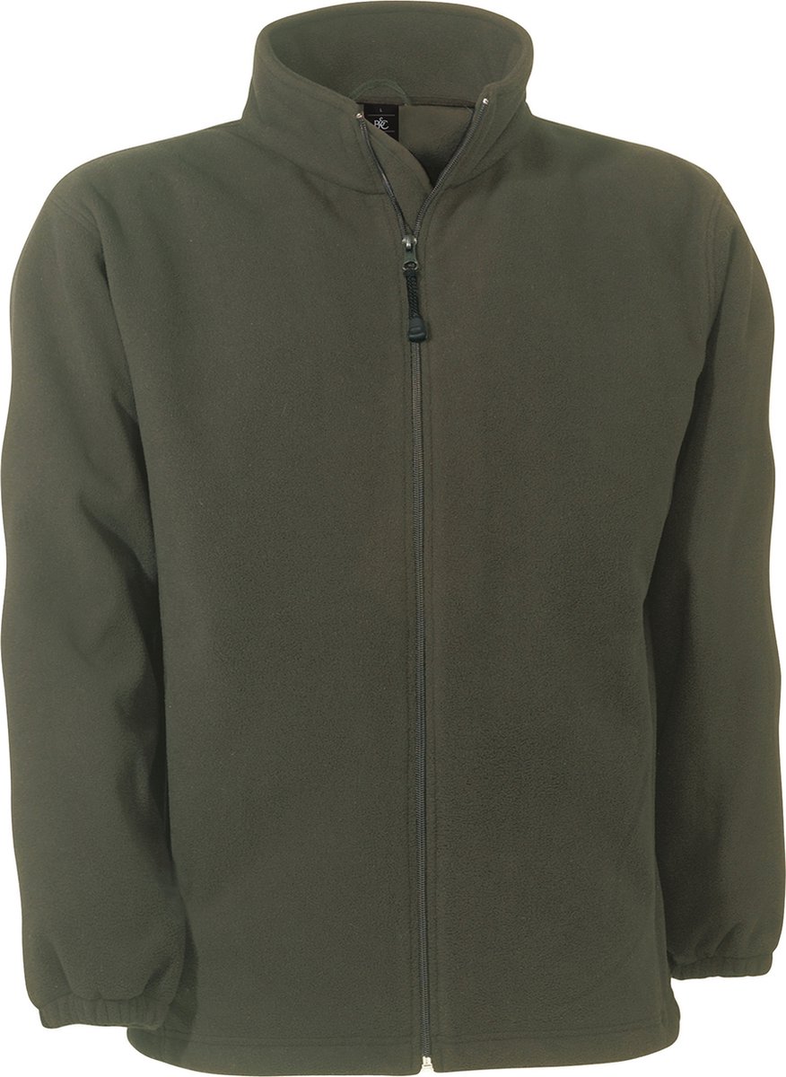 Fleecevest ‘WindProtek Waterproof Fleece Jacket’ merk B&C Olijfgroen