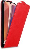 Cadorabo Hoesje voor Samsung Galaxy NOTE 20 PLUS in APPEL ROOD - Beschermhoes in flip design Case Cover met magnetische sluiting