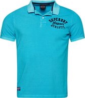 Superdry Vintage Superstate Polo Heren Poloshirt - Blauw - Maat L