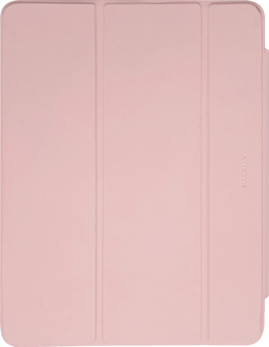 Macally BSTANDP6L-RS beschermhoes met standaard-functie voor 12,9-inch iPad Pro (6e gen./2022, 5e gen./2021) - Compatibel met Apple Pencil - Licht roze