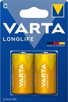Varta Longlife Extra C Wegwerpbatterij Alkaline - 2 stuks