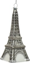 Kersthangers - Ornament Glass Eiffel Tower Paris L6 W6 H14.80cm