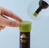 Siliconen Wijnstoppers - Wijndoppen - Groen - Herbruikbaar - Vacuum - C&C