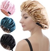 Satijnen Slaap Bonnet - Slaap muts Satijn - Hair Cap - Satin hair Cap - Slaapmuts - SlaapBonnet - Paars