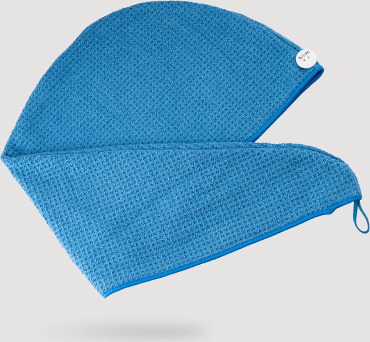 Silva - Haarhanddoek - Microvezel Handdoek - Microvezel Handdoek Haar - Alle Haa rtypen - 25x70cm - BLAUW