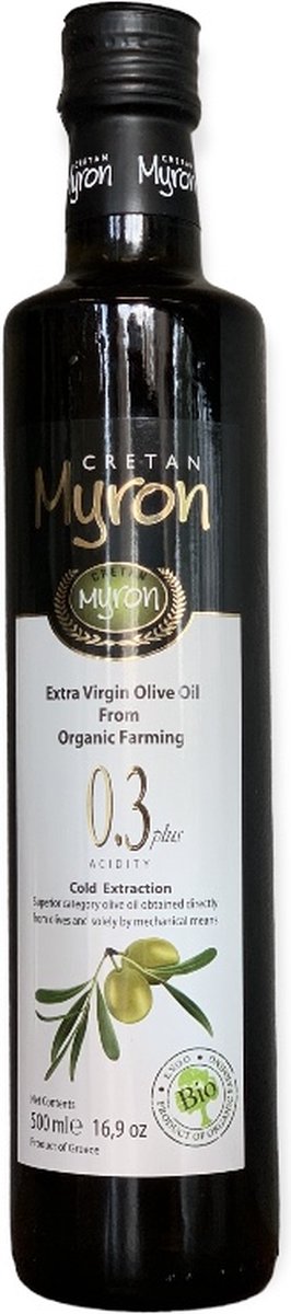 Biologische extra vergine olijfolie 500ml koud geperst