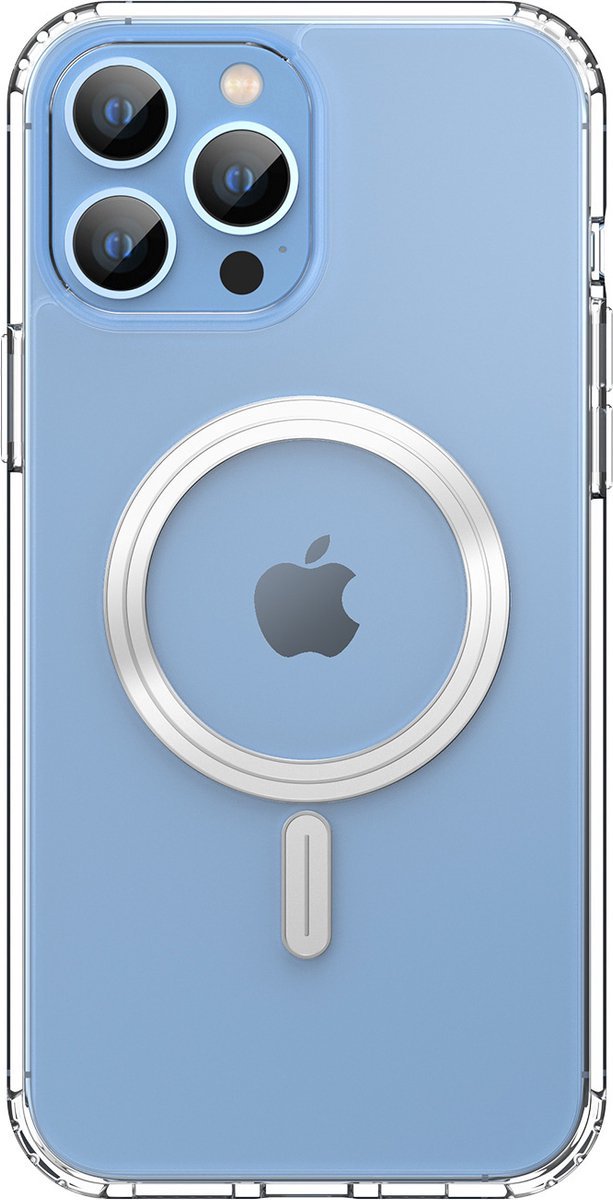 Luxury Apple iPhone 14 Pro Hoesje Doorzichtig - UltraHD Transparant Hoesje - MagSafe Compatible - Geschikt voor Apple iPhone 14 Pro - extra bescherming